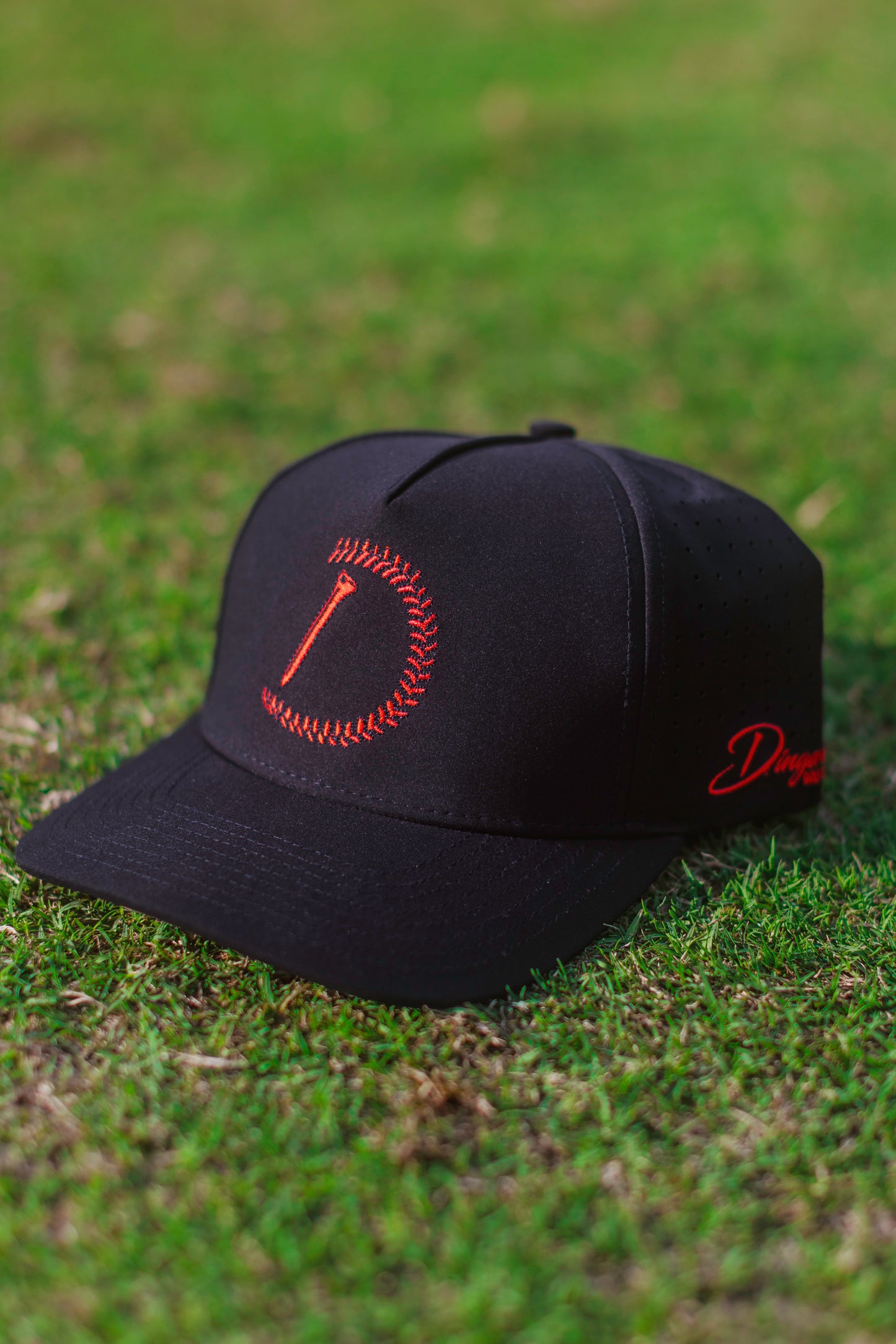 Stitch Black Golf Hat
